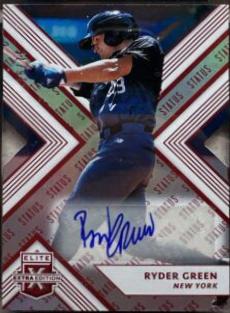 Ryder Green [Autograph Status Die Cut Red] #140