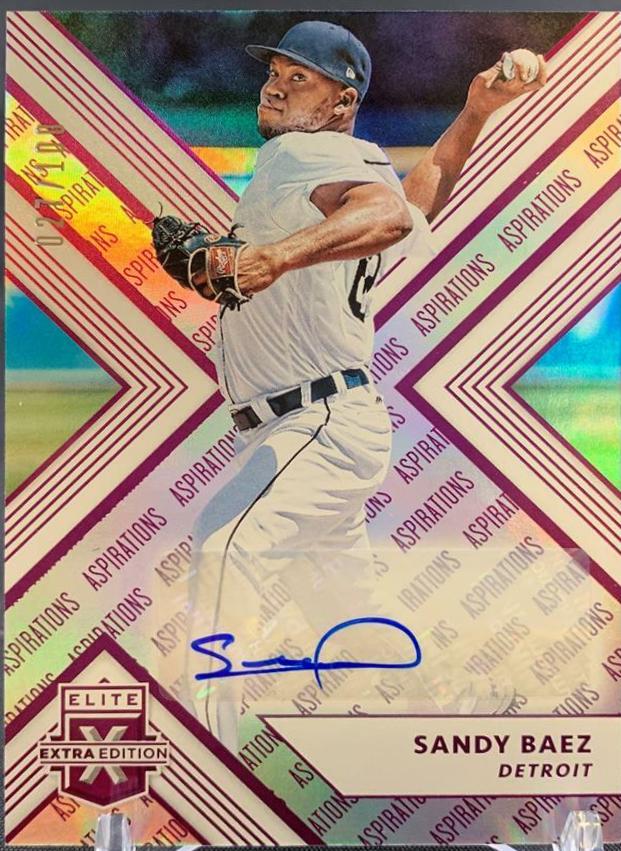 Sandy Baez [Autograph Aspirations Purple] #147