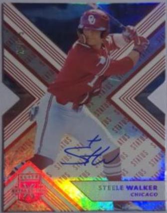 Steele Walker [Autograph Status Die Cut Red] #45