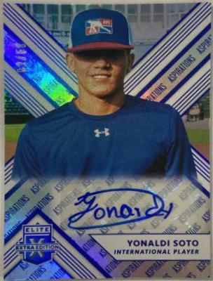 Yonaldi Soto [Autograph Aspirations Blue] #176
