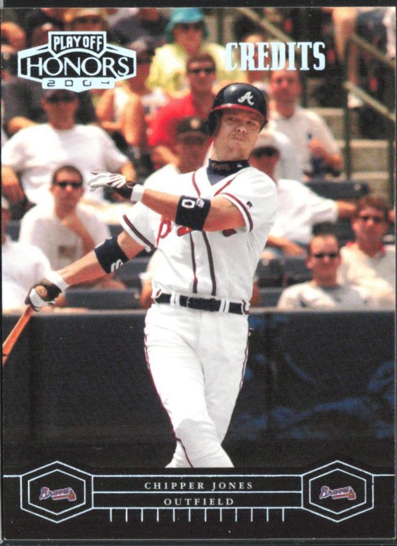 Chipper Jones [Silver Credits] #18