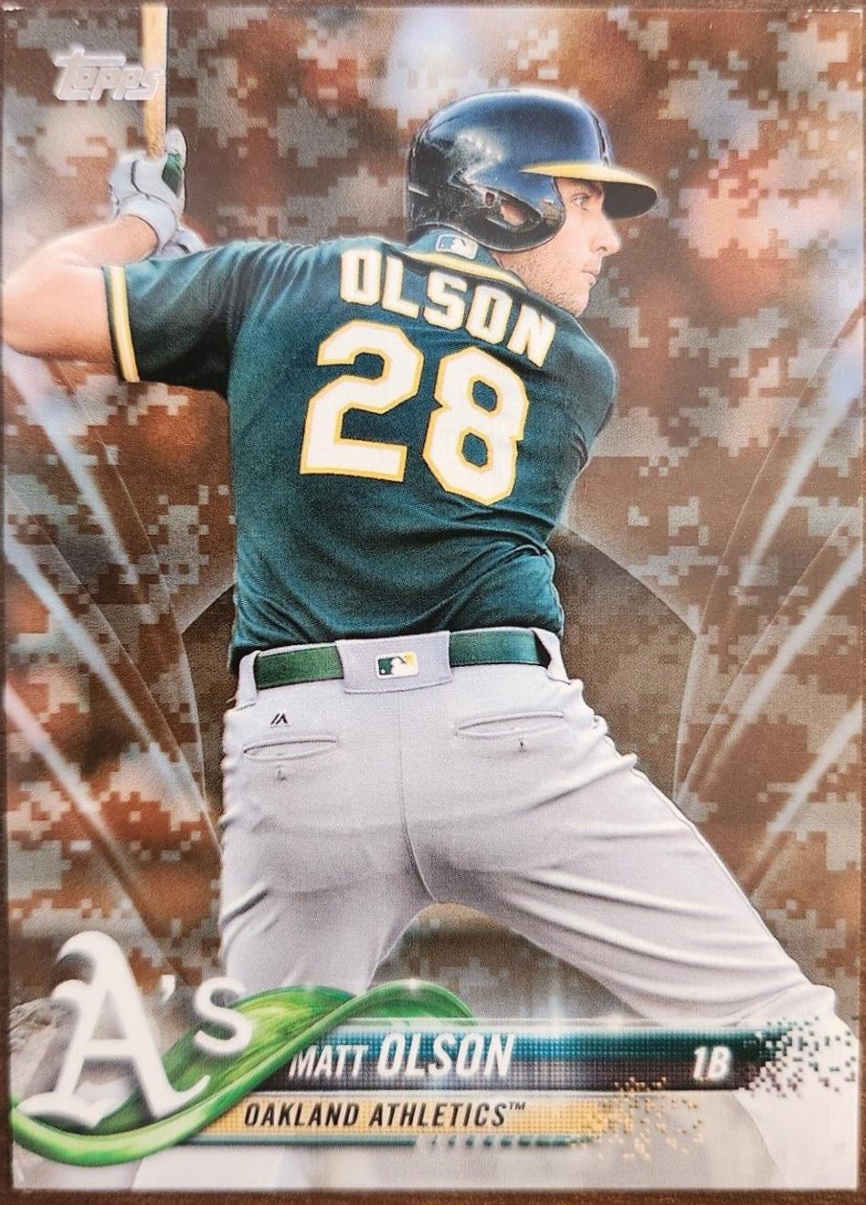 Matt Olson [Memorial Day Camo] #396