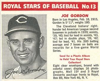 Joe Gordon #13