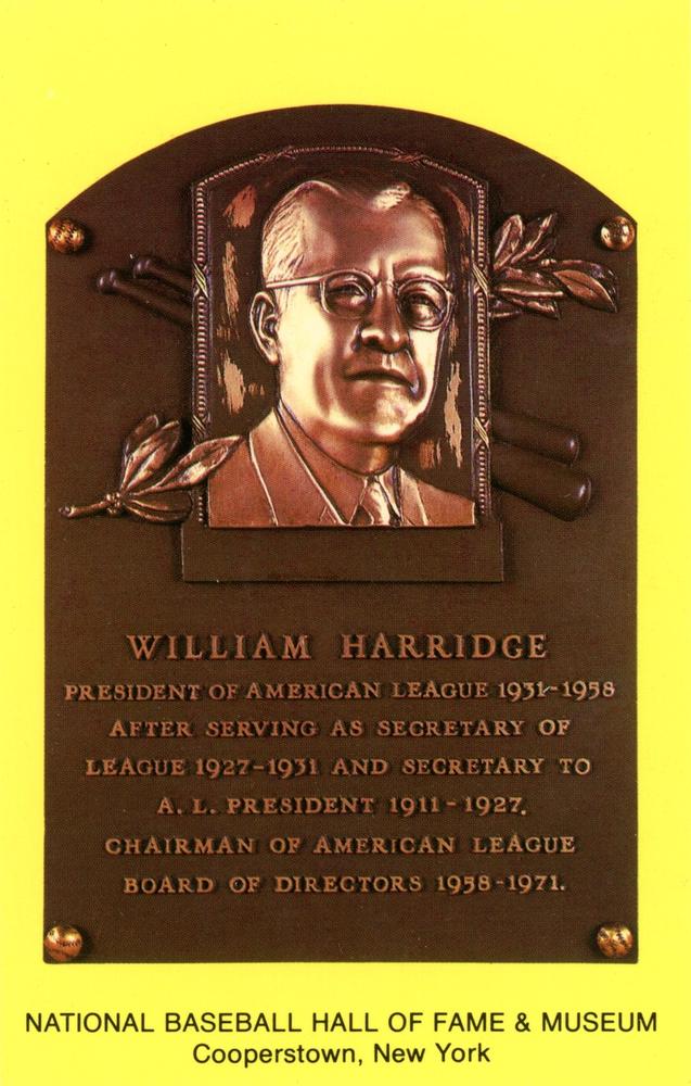 William Harridge #NNO
