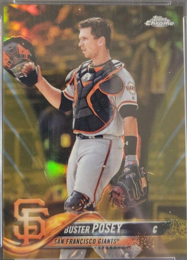 Buster Posey [Gold Refractor] #29