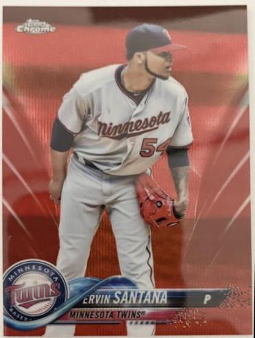 Ervin Santana [Red Refractor] #153