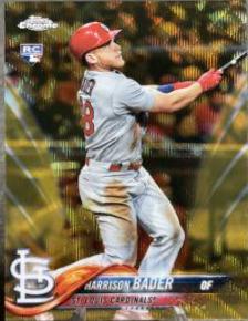 Harrison Bader [Gold Wave Refractor] #40