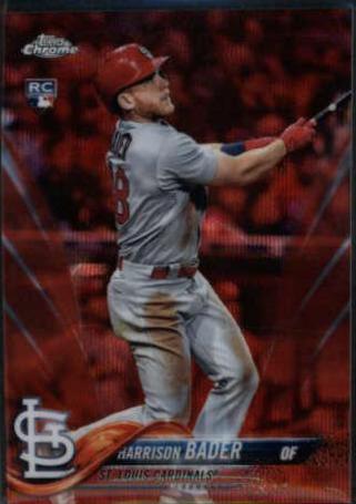 Harrison Bader [Red Wave Refractor] #40
