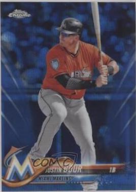 Justin Bour [Blue Wave Refractor] #68