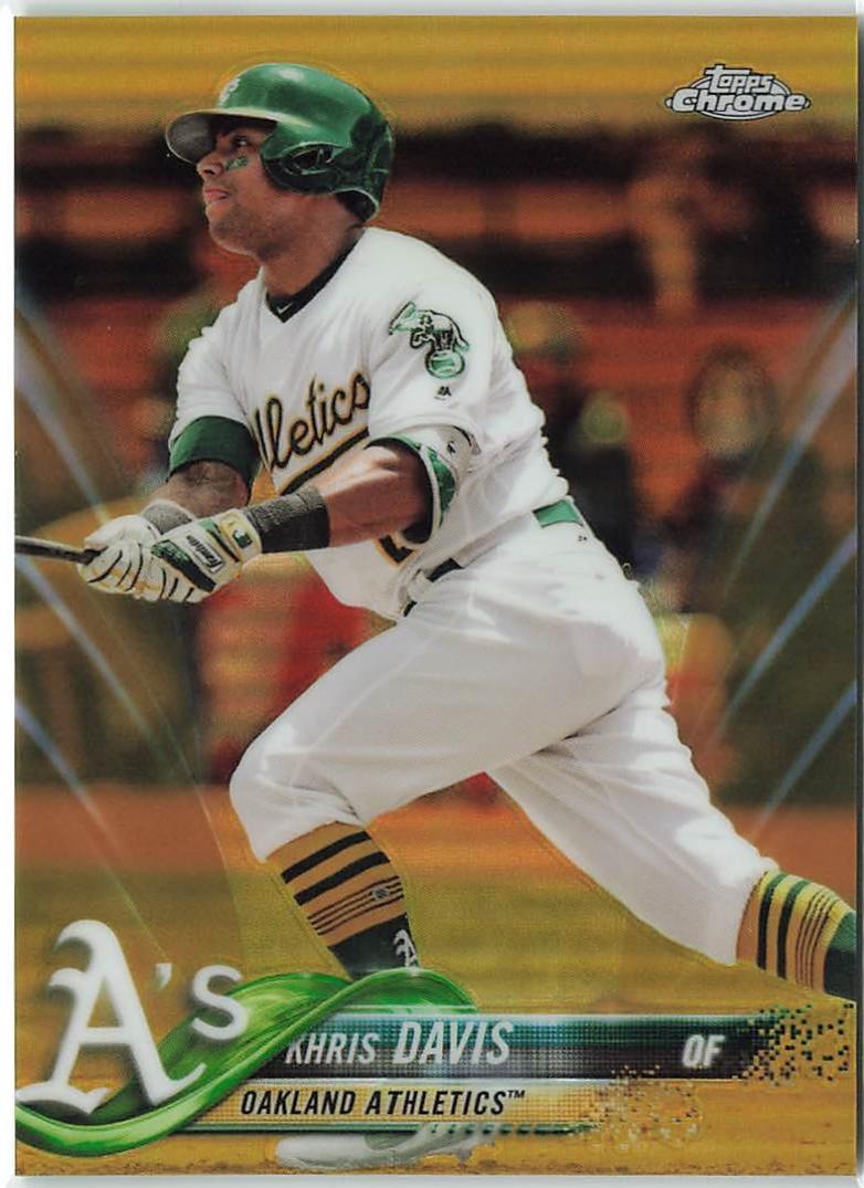Khris Davis [Gold Refractor] #67