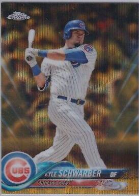 Kyle Schwarber [Gold Wave Refractor] #56