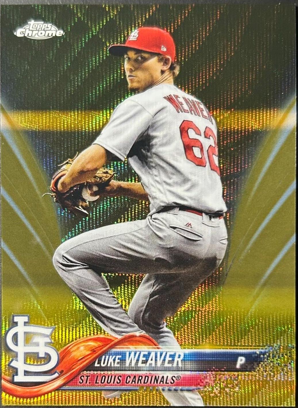 Luke Weaver [Gold Wave Refractor] #88