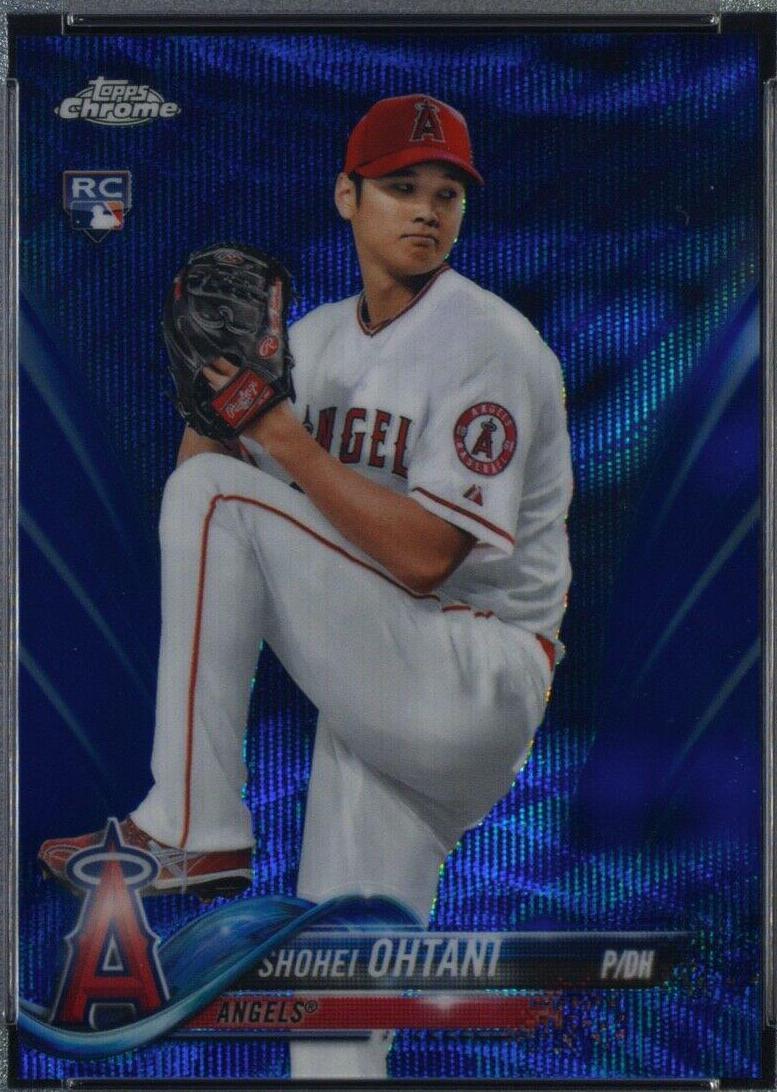 Shohei Ohtani [Blue Wave Refractor] #150
