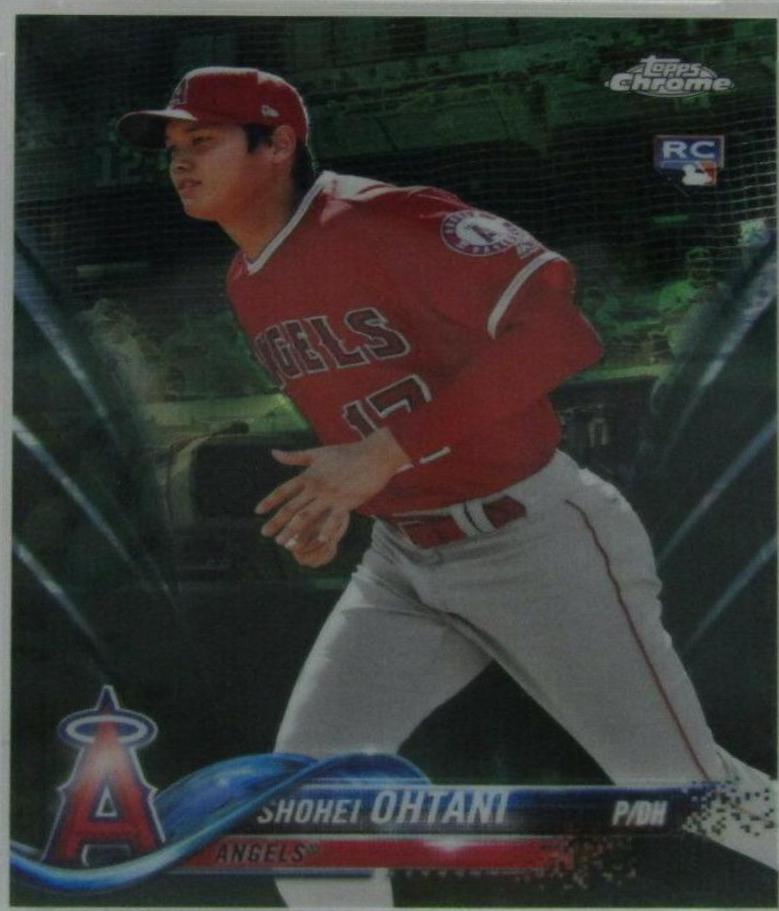 Shohei Ohtani [Red Jersey Green Refractor] #150