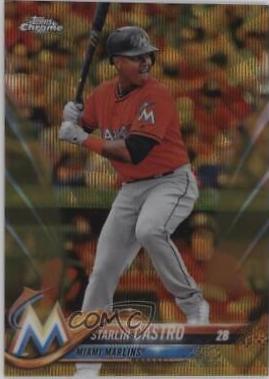 Starlin Castro [Gold Wave Refractor] #141