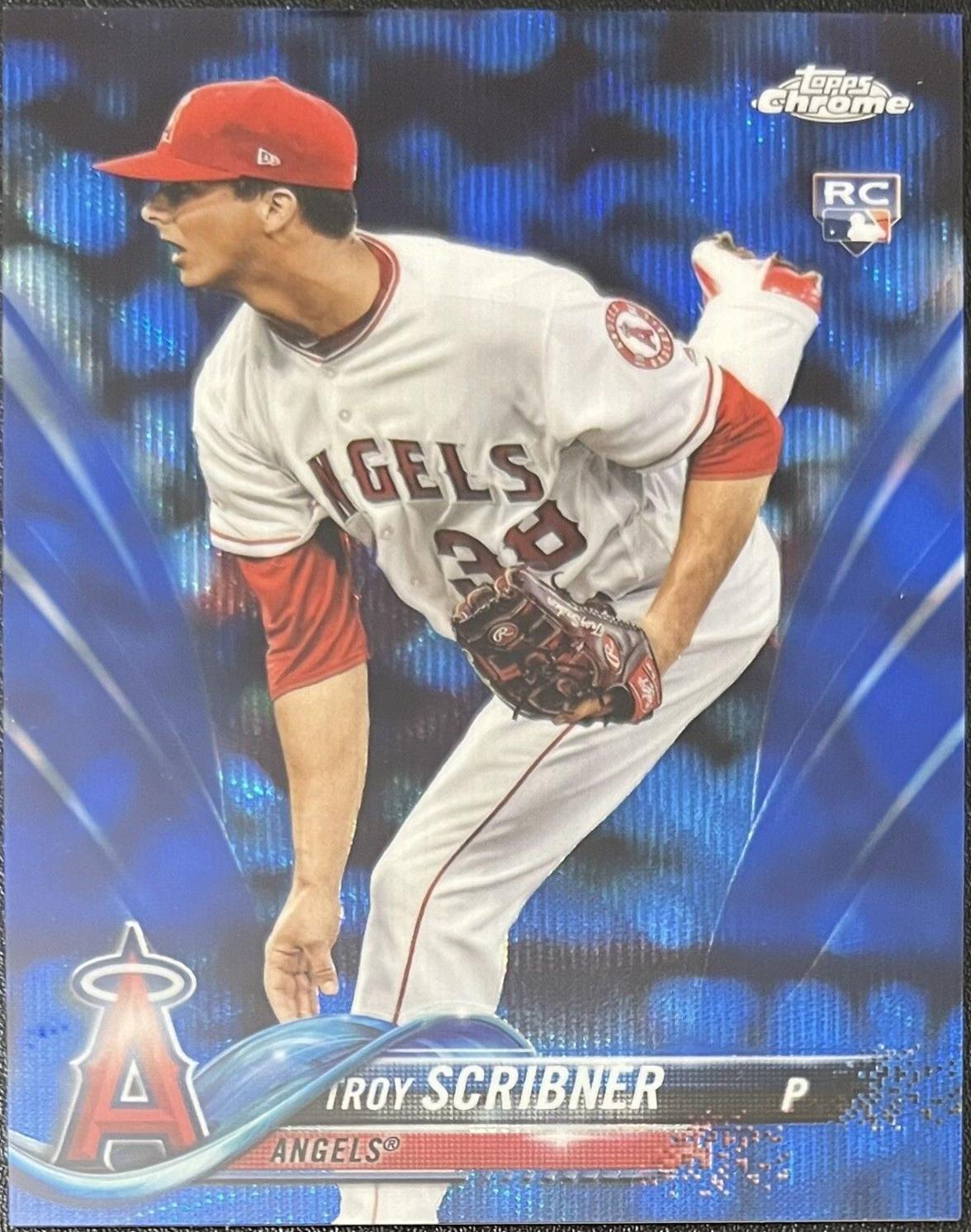 Troy Scribner [Blue Wave Refractor] #164