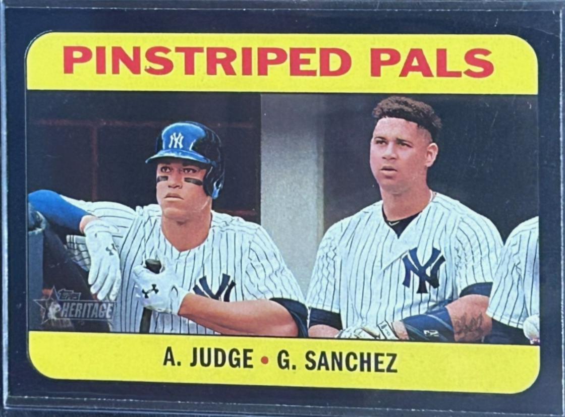 Aaron Judge / Gary Sanchez [Black Border] #183