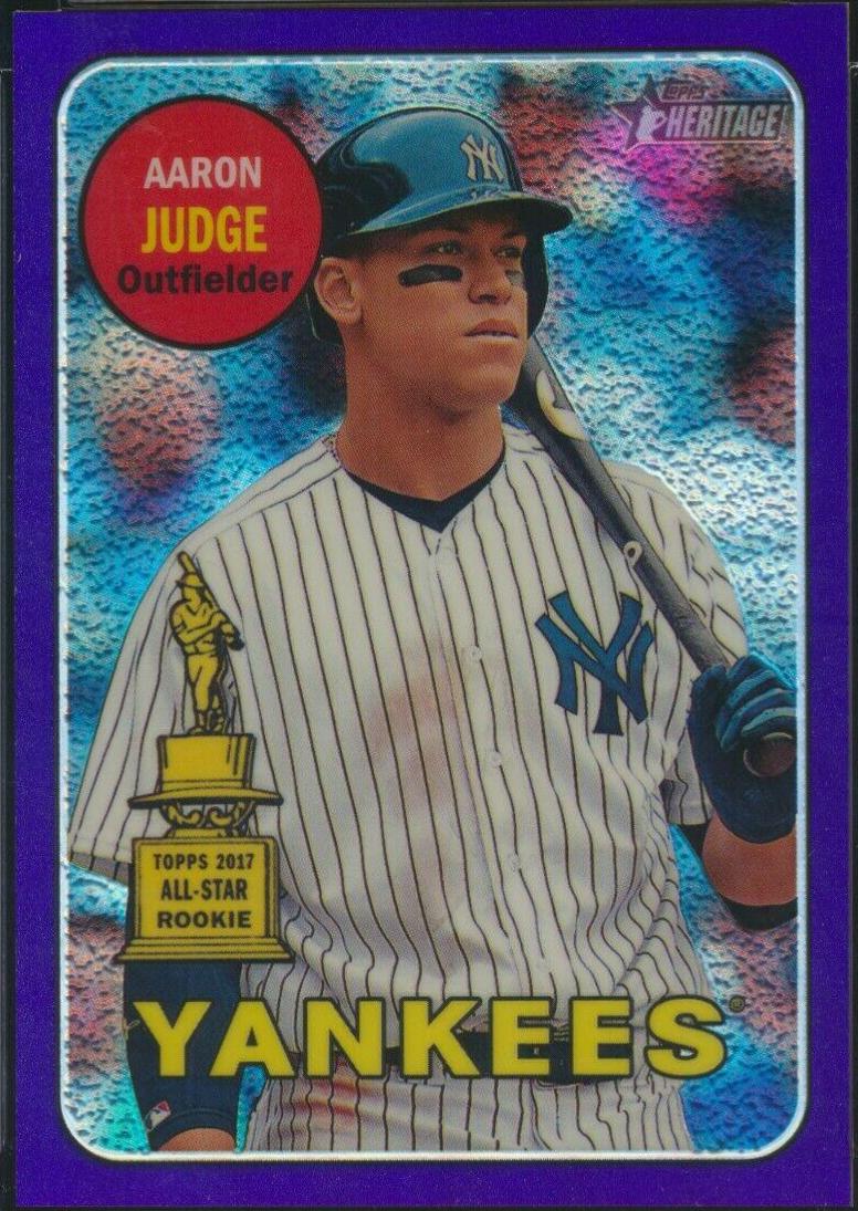 Aaron Judge [Chrome Purple Refractor] #THC-25