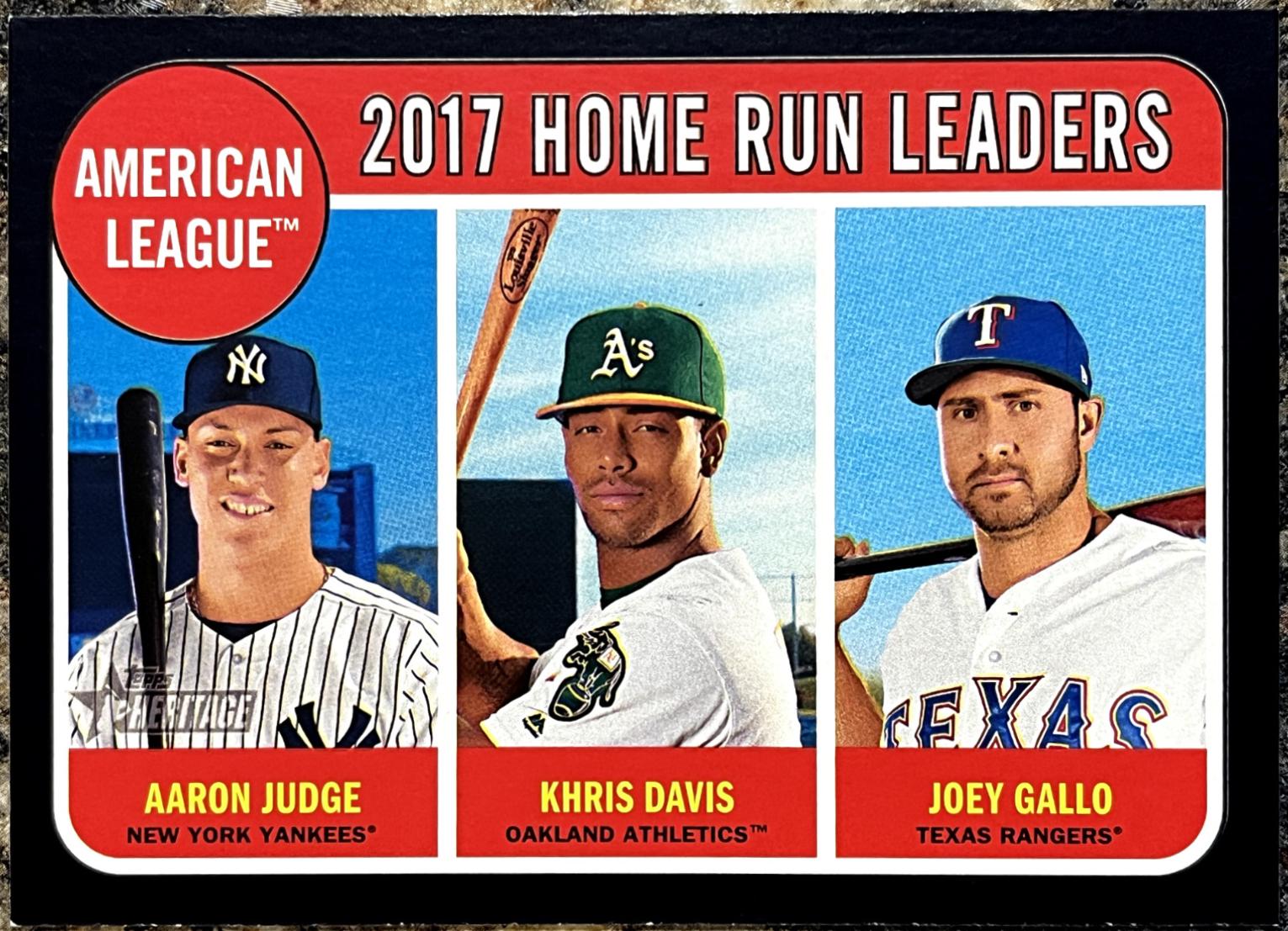 Aaron Judge/ Khris Davis / Joey Gallo [Black Border] #5
