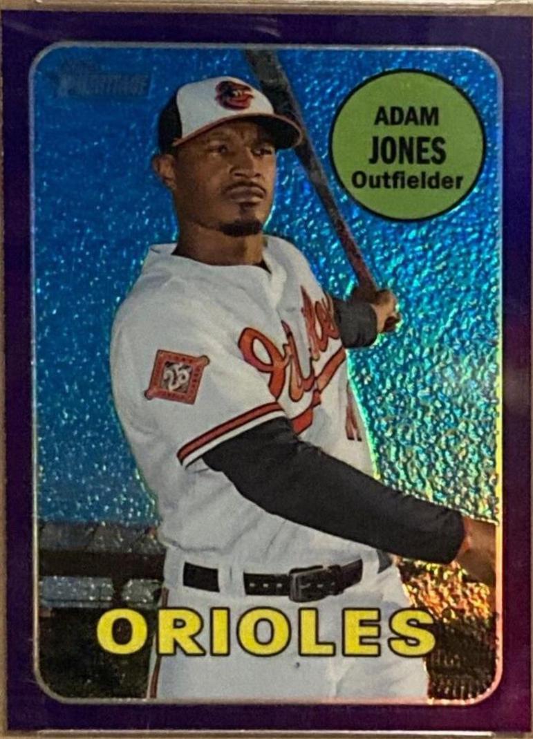 Adam Jones [Chrome Purple Refractor] #THC-37
