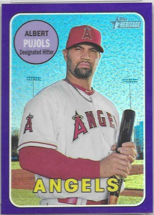 Albert Pujols [Chrome Purple Refractor] #THC-59