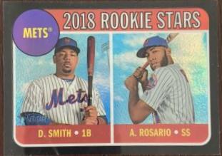 Amed Rosario / Dominic Smith [Chrome Black Refractor] #THC-31