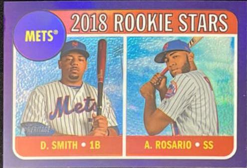 Amed Rosario / Dominic Smith [Chrome Purple Refractor] #THC-31
