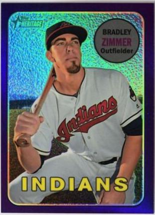 Bradley Zimmer [Chrome Purple Refractor] #THC-61