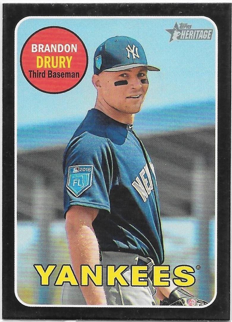 Brandon Drury [Black Border] #654