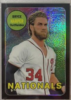 Bryce Harper [Chrome Black Refractor] #THC-22
