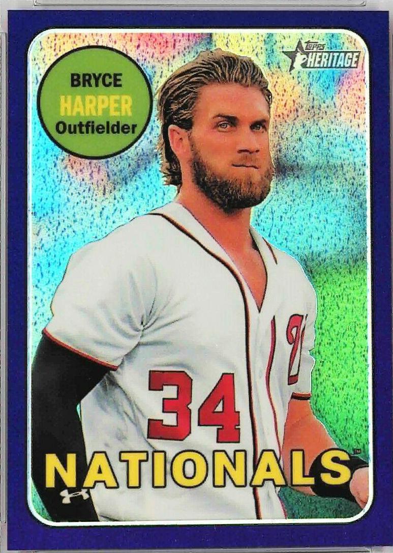 Bryce Harper [Chrome Purple Refractor] #THC-22