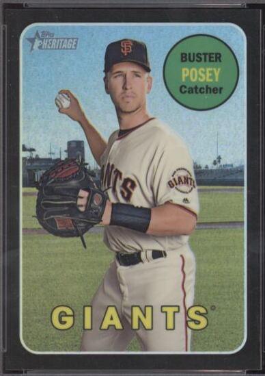 Buster Posey [Chrome Black Refractor] #THC-293