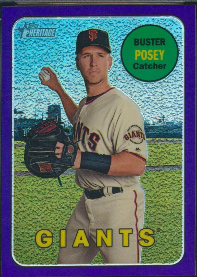 Buster Posey [Chrome Purple Refractor] #THC-293