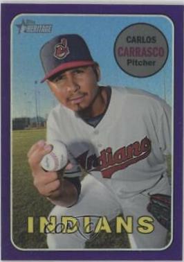 Carlos Carrasco [Chrome Purple Refractor] #THC-220