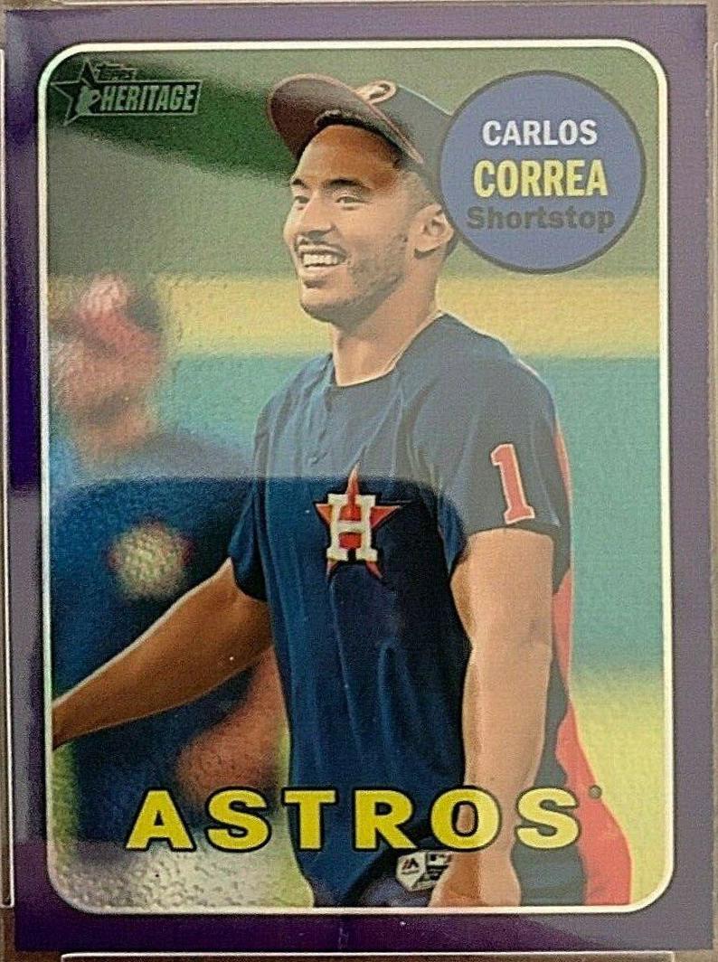 Carlos Correa [Chrome Purple Refractor] #THC-125