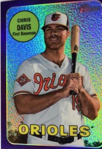 Chris Davis [Chrome Purple Refractor] #THC-15