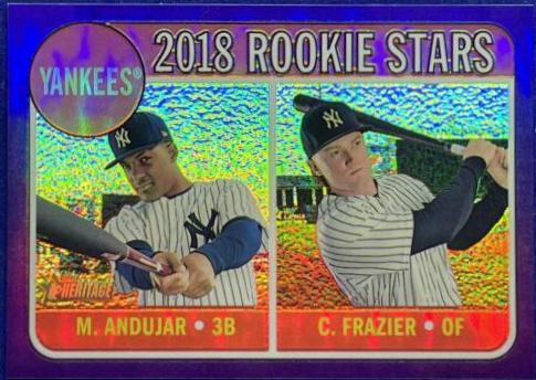 Clint Frazier / Miguel Andujar [Chrome Purple Refractor] #THC-114