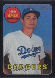 Corey Seager [Chrome Black Refractor] #THC-45