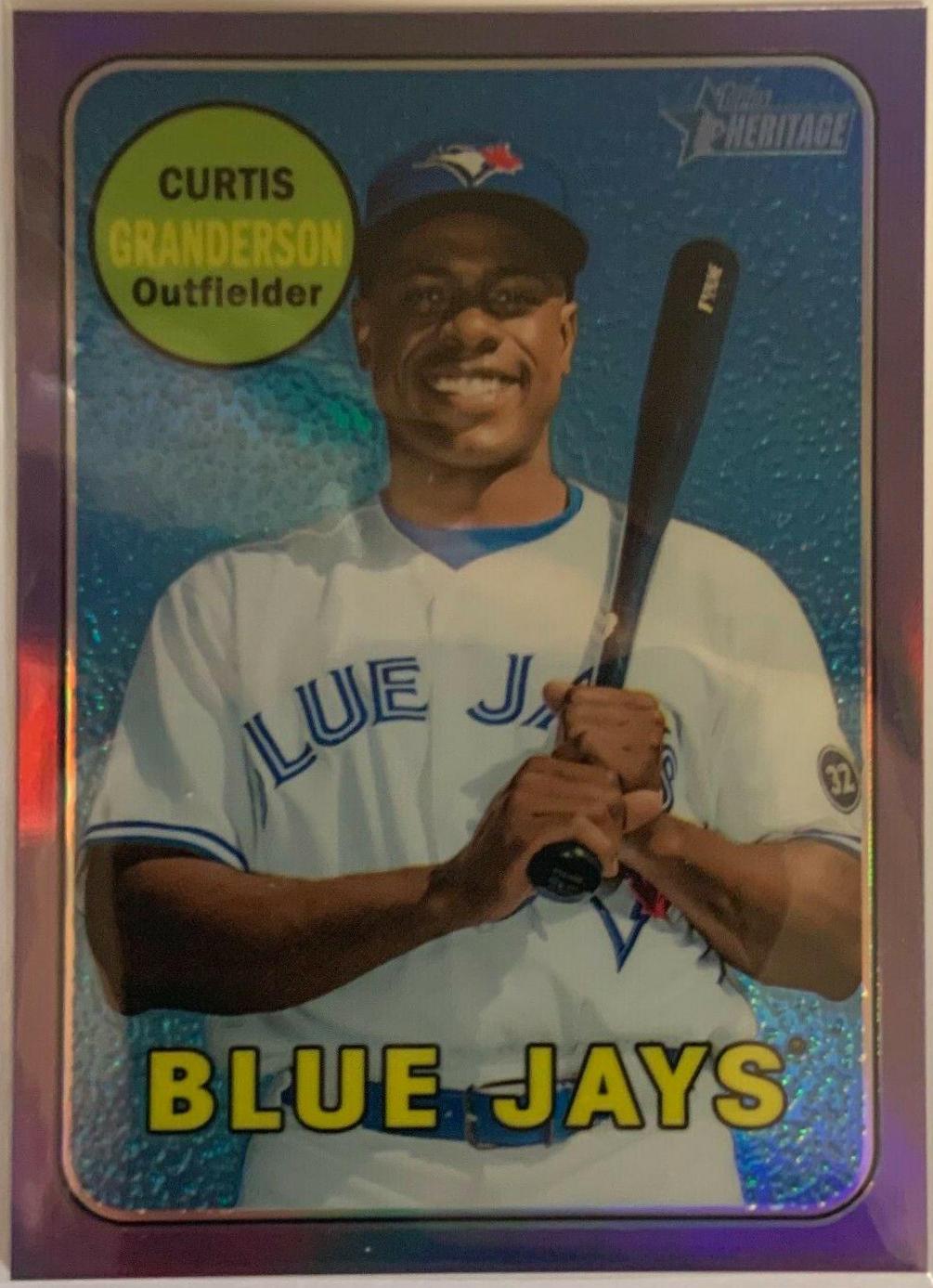 Curtis Granderson [Chrome Purple Refractor] #THC-719