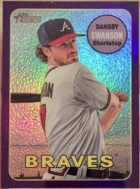 Dansby Swanson [Chrome Purple Refractor] #THC-53