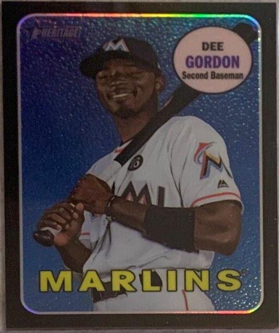 Dee Gordon [Chrome Black Refractor] #THC-209