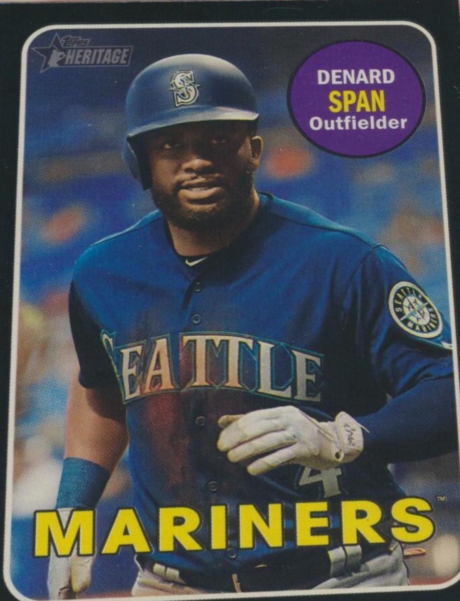 Denard Span [Black Border] #618