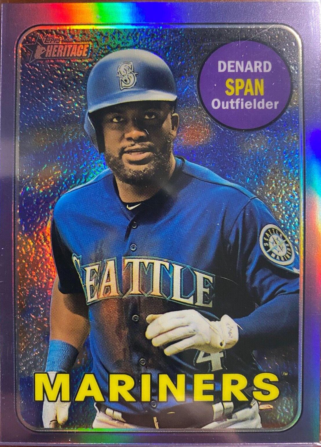 Denard Span [Chrome Purple Refractor] #THC-618