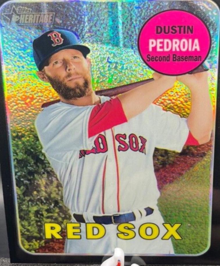 Dustin Pedroia [Chrome Black Refractor] #THC-349