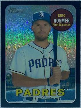 Eric Hosmer [Chrome Black Refractor] #THC-709