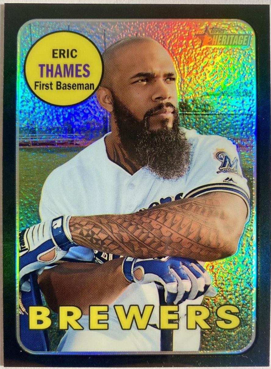 Eric Thames [Chrome Black Refractor] #THC-62