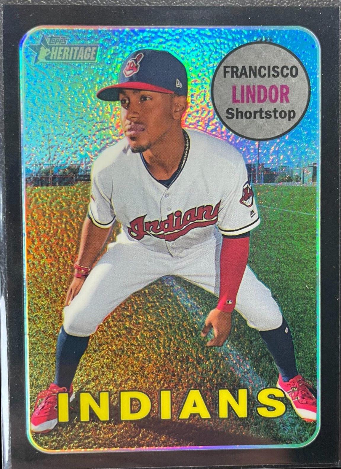 Francisco Lindor [Chrome Black Refractor] #THC-145