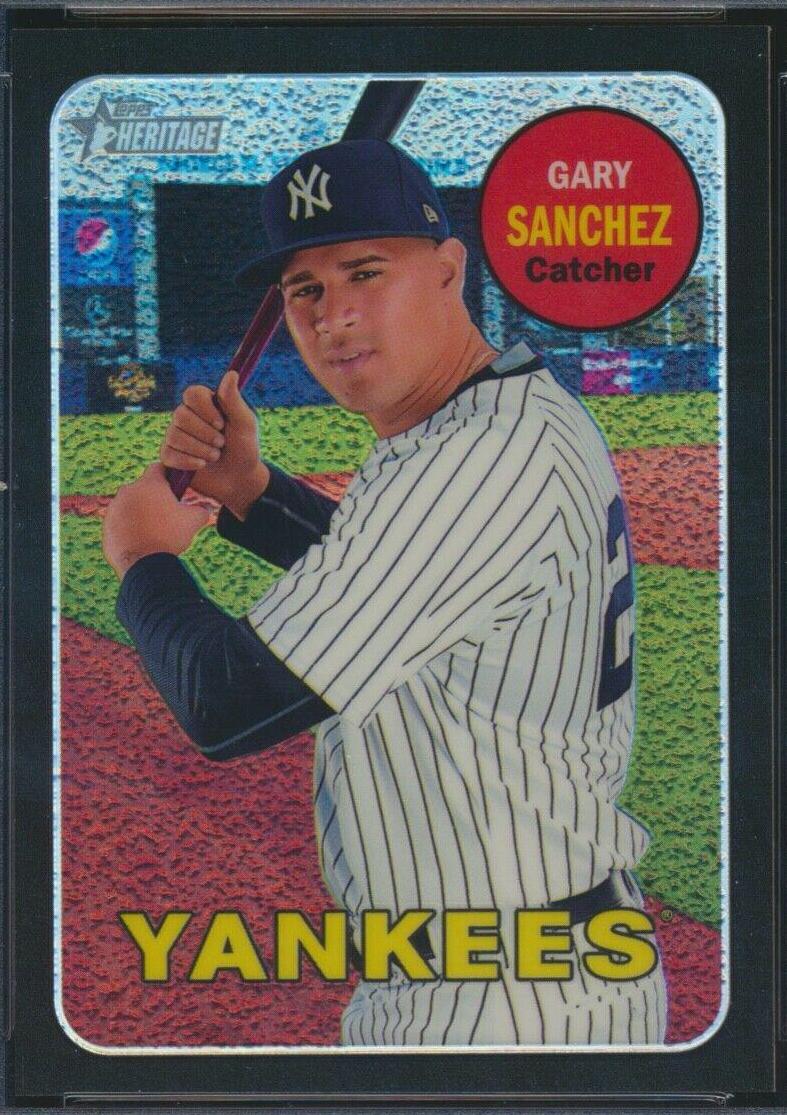 Gary Sanchez [Chrome Black Refractor] #THC-191