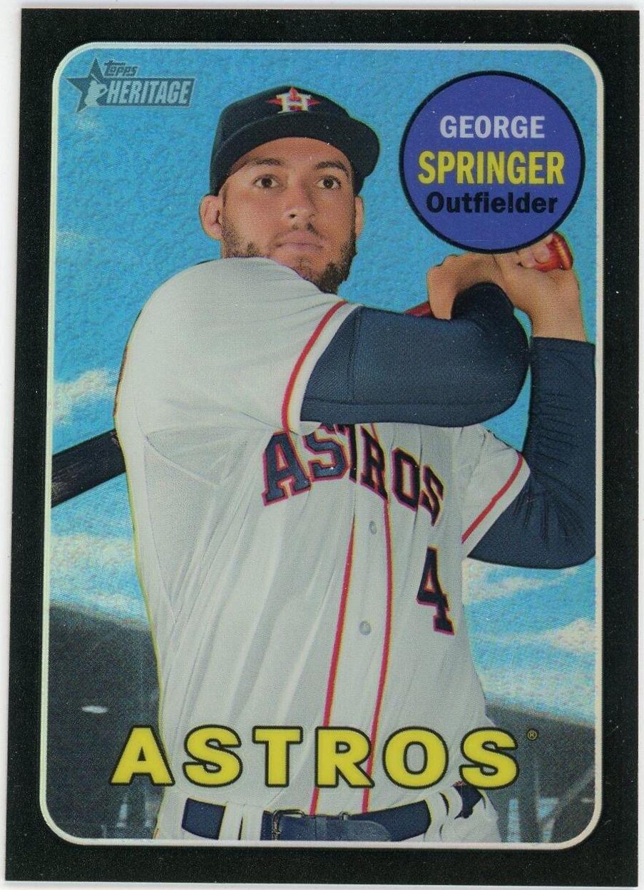 George Springer [Chrome Black Refractor] #THC-360