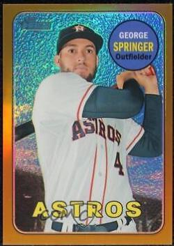 George Springer [Chrome Gold Refractor] #THC-360